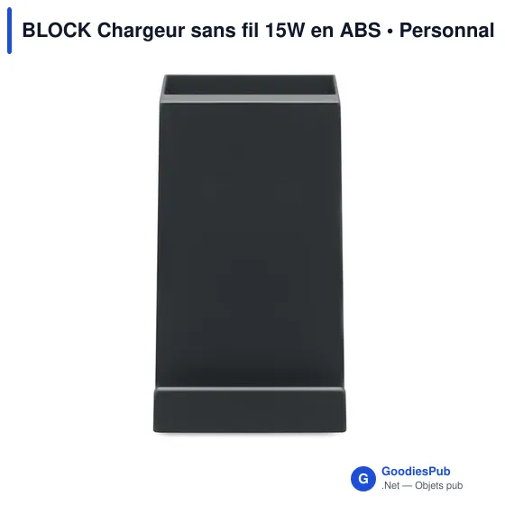 BLOCK Chargeur sans fil 15W en ABS - Image 2