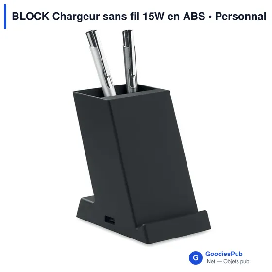 BLOCK Chargeur sans fil 15W en ABS - Image 3