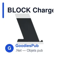 BLOCK Chargeur sans fil 15W en ABS - Miniature 5