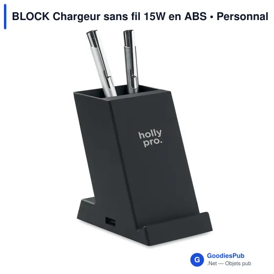 BLOCK Chargeur sans fil 15W en ABS - Image 6