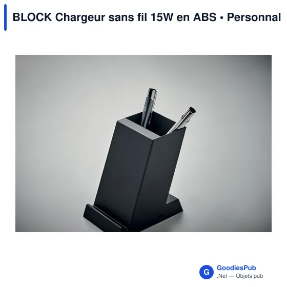 BLOCK Chargeur sans fil 15W en ABS - Image 7