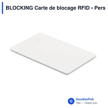 BLOCKING Carte de blocage RFID