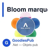 Surligneur personnalisable Bloom avec logo - Marqueur en forme de fleur - Miniature 2