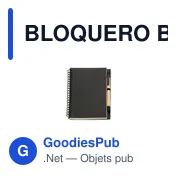 BLOQUERO B6 Bloc-notes recyclé 70 pages - Miniature 2