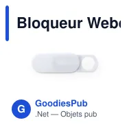 Bloqueur Webcam Antibacterienne Hislot - Miniature 4