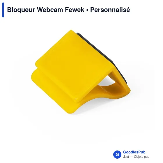 Cache webcam personnalisable Fewek avec logo pour protection de la vie privée - Image 1