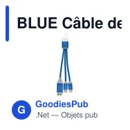 BLUE Câble de charge 4 en 1 type C - Miniature 11