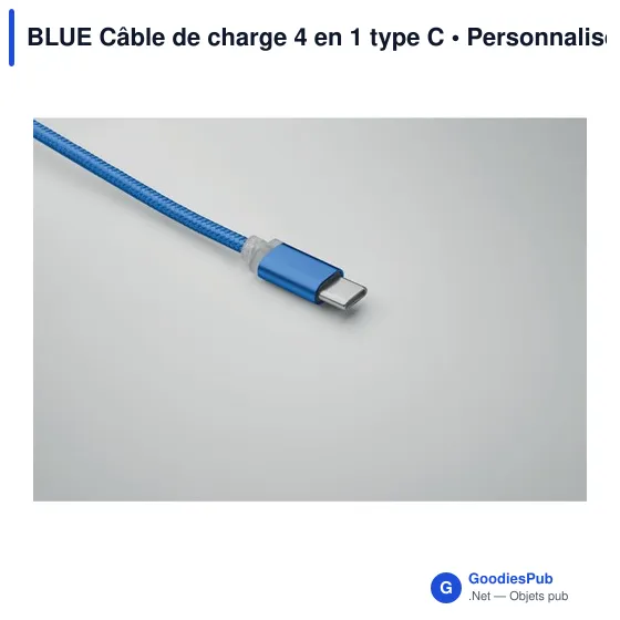 BLUE Câble de charge 4 en 1 type C - Image 12