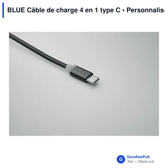 BLUE Câble de charge 4 en 1 type C - Image 7