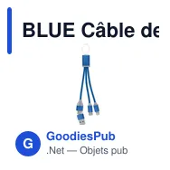 BLUE Câble de charge 4 en 1 type C - Miniature 10