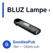 BLUZ Lampe de poche COB - Miniature 1