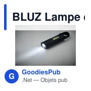BLUZ Lampe de poche COB - Miniature 5