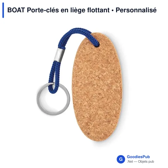 BOAT Porte-clés en liège flottant - Image 3