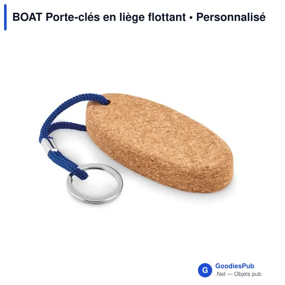 BOAT Porte-clés en liège flottant - Image 4