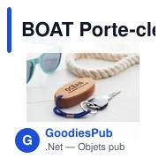 BOAT Porte-clés en liège flottant - Miniature 5