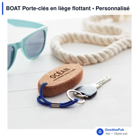 BOAT Porte-clés en liège flottant - Image 5