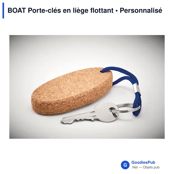 BOAT Porte-clés en liège flottant - Image 7