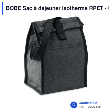 BOBE Sac à déjeuner isotherme RPET
