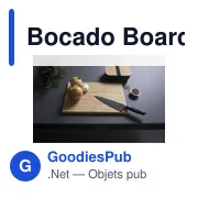 Planche à découper personnalisable en bambou avec logo - Bocado Board - Miniature 2