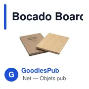 Planche à découper personnalisable en bambou avec logo - Bocado Board - Miniature 5