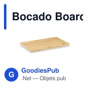 Planche à découper personnalisable en bambou avec logo - Bocado Board - Miniature 7