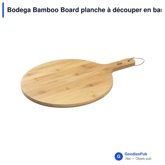 Planche à découper personnalisable en bambou avec logo - Bodega Bamboo Board - Image 6