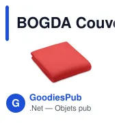 BOGDA Couverture polaire RPET 130gr - Miniature 1