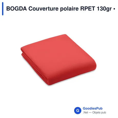BOGDA Couverture polaire RPET 130gr