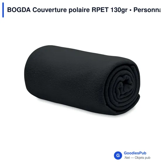 BOGDA Couverture polaire RPET 130gr - Image 11