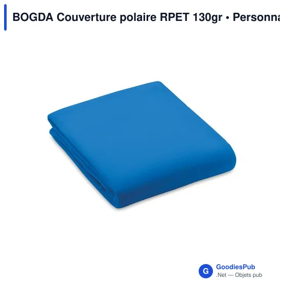 BOGDA Couverture polaire RPET 130gr - Image 12