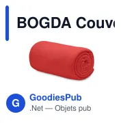 BOGDA Couverture polaire RPET 130gr - Miniature 3