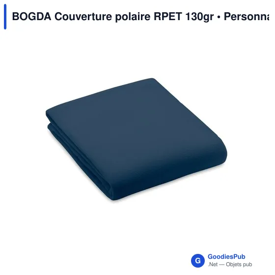 BOGDA Couverture polaire RPET 130gr - Image 5