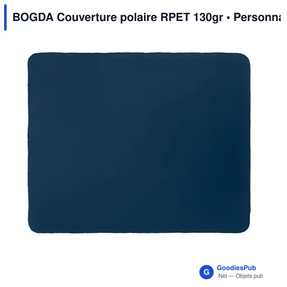 BOGDA Couverture polaire RPET 130gr - Image 6
