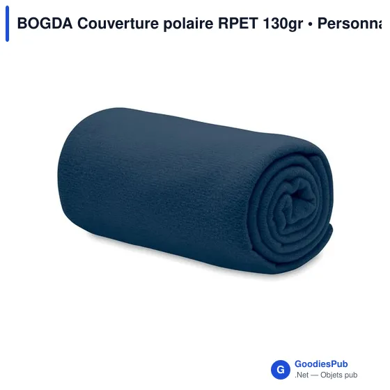 BOGDA Couverture polaire RPET 130gr - Image 7