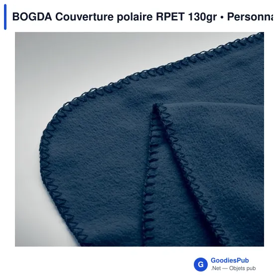 BOGDA Couverture polaire RPET 130gr - Image 8
