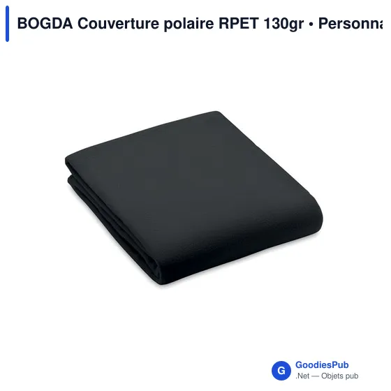 BOGDA Couverture polaire RPET 130gr - Image 9