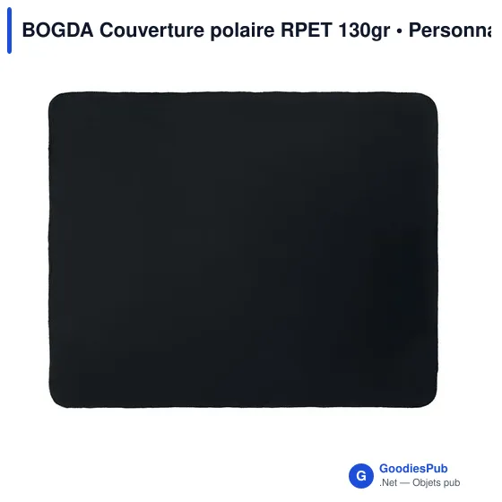 BOGDA Couverture polaire RPET 130gr - Image 10