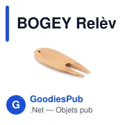 BOGEY Relève pitch en bambou - Miniature 1