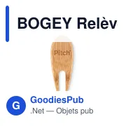 BOGEY Relève pitch en bambou - Miniature 4