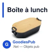 Boîte à lunch personnalisable 900 ml avec logo - Loes - Miniature 1