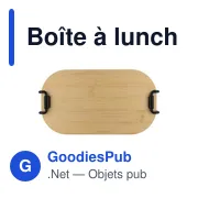 Boîte à lunch personnalisable 900 ml avec logo - Loes - Miniature 3