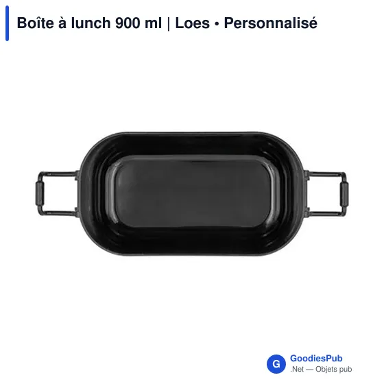 Boîte à lunch personnalisable 900 ml avec logo - Loes - Image 4