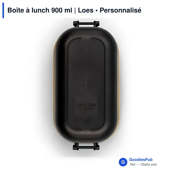 Boîte à lunch personnalisable 900 ml avec logo - Loes - Image 5