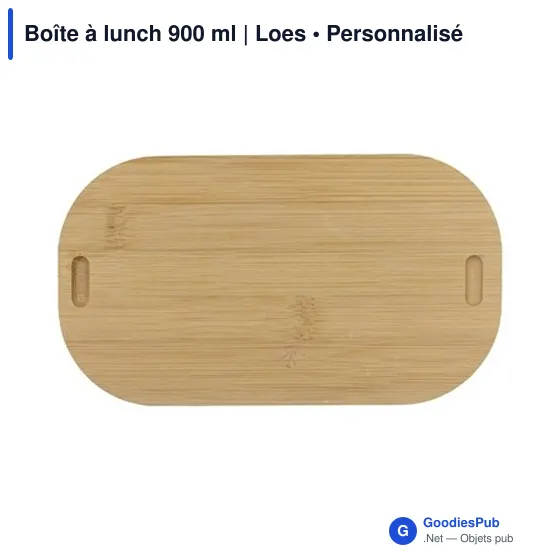 Boîte à lunch personnalisable 900 ml avec logo - Loes - Image 6