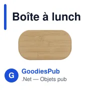 Boîte à lunch personnalisable 900 ml avec logo - Loes - Miniature 7
