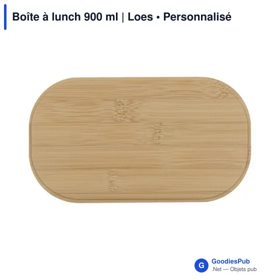 Boîte à lunch personnalisable 900 ml avec logo - Loes - Image 7