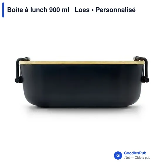 Boîte à lunch personnalisable 900 ml avec logo - Loes - Image 8