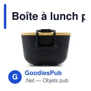Boîte à lunch personnalisable 900 ml avec logo - Loes - Miniature 9