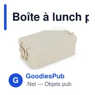 Boîte à lunch personnalisable double étage avec couverts et logo - Duo - Miniature 3
