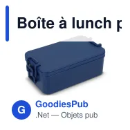 Boîte à lunch personnalisable double étage avec couverts et logo - Duo - Miniature 6